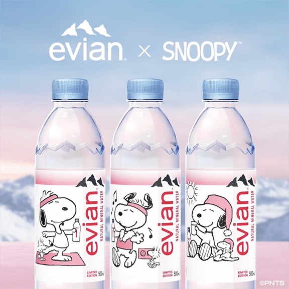 Peanuts x Evian